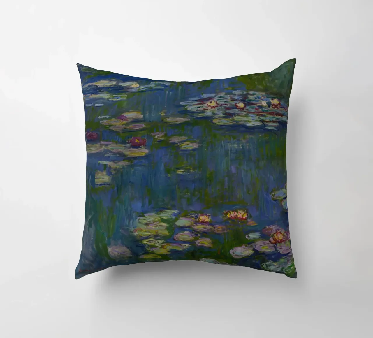 Claude Monet - Ninfee (8) cuscino da Timeless Artworks