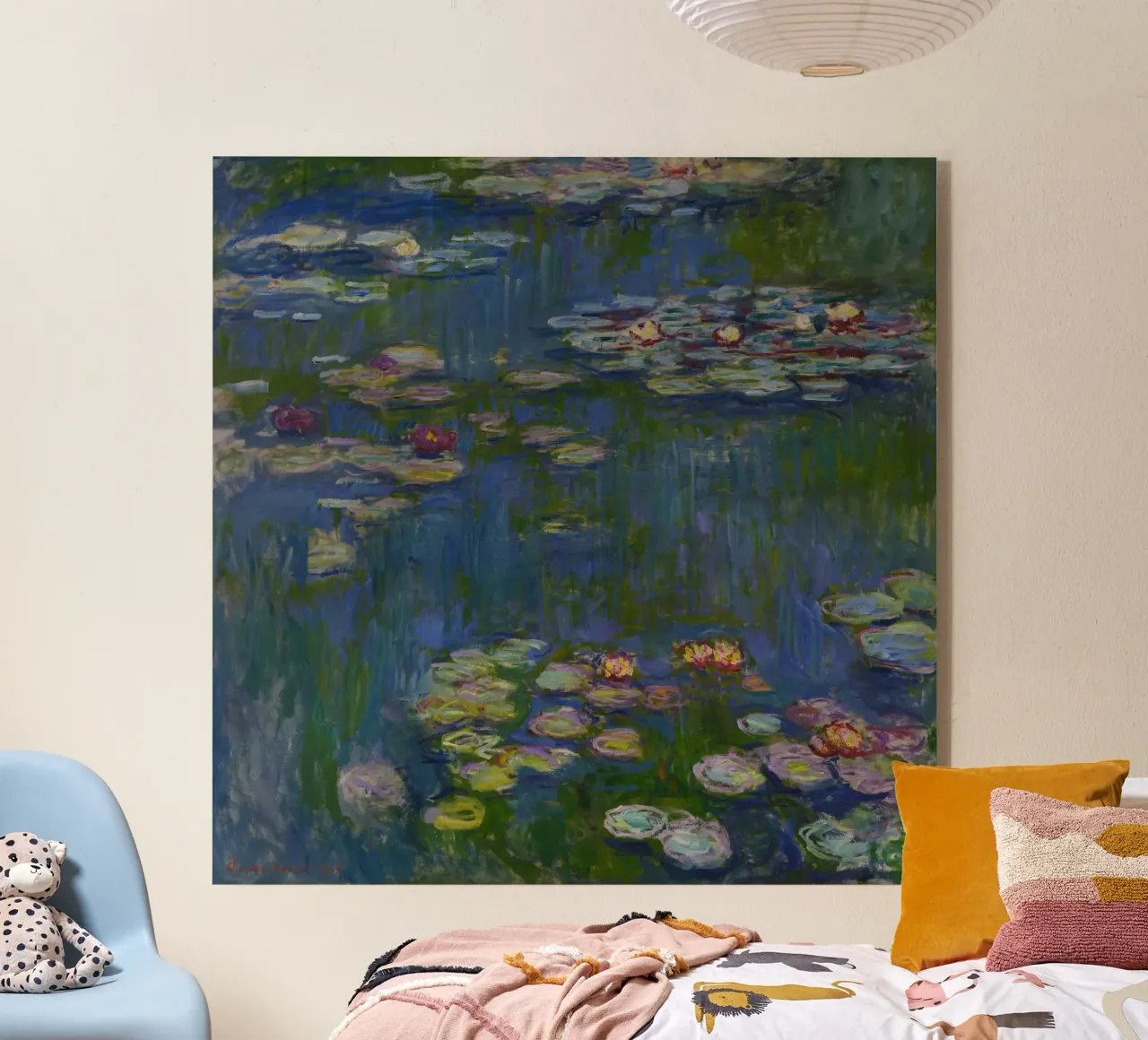 Claude Monet - Ninfee (8) plexiglass da Timeless Artworks