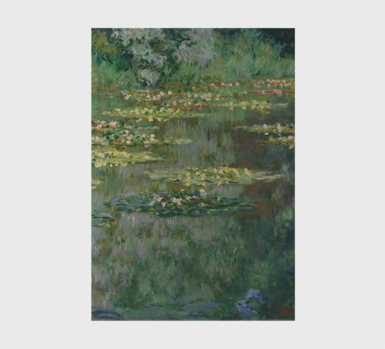 Claude Monet - Water lilies - Bassin des Nympheas notebook by Timeless Artworks