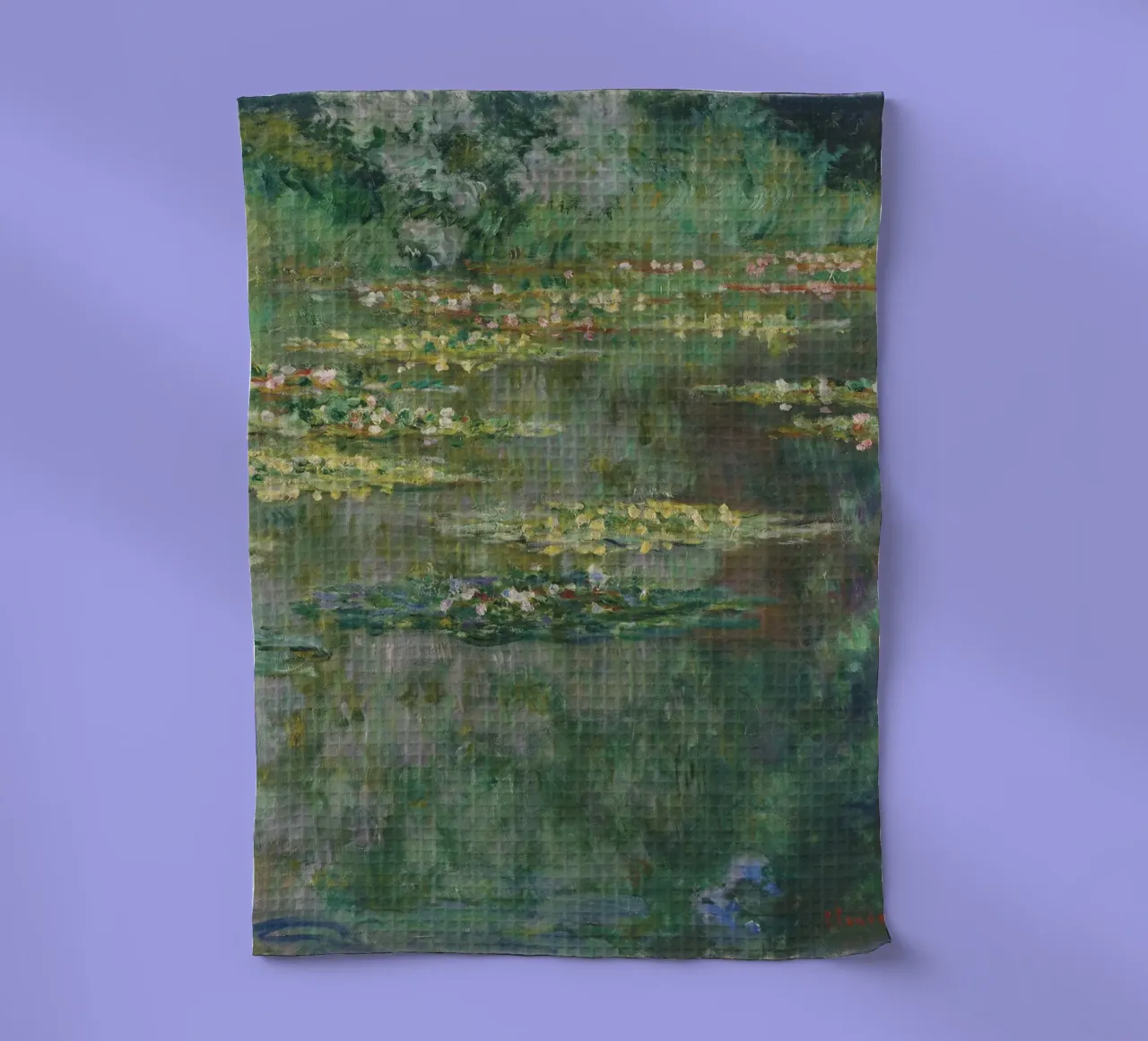 Claude Monet - Ninfee - Le Bassin des Nympheas canovaccio da cucina da Timeless Artworks