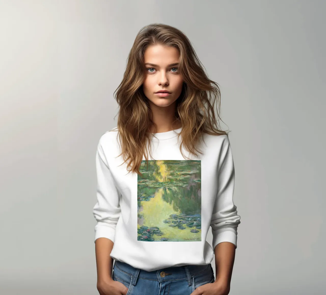 Claude Monet - Ninfee felpa da Timeless Artworks