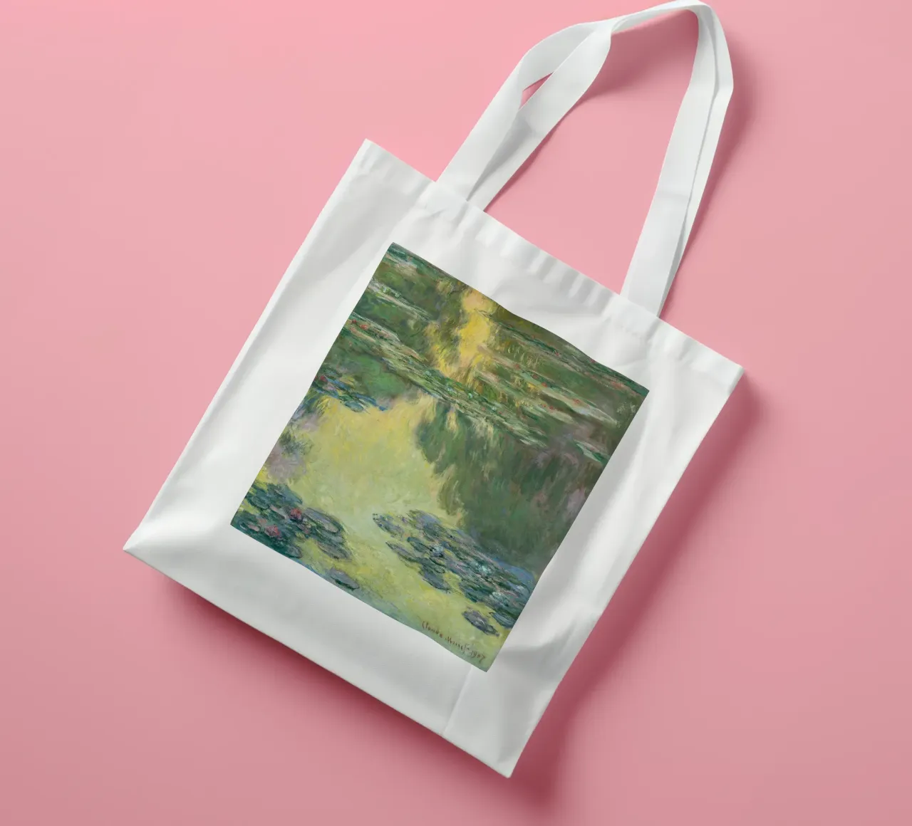 Claude Monet - Ninfee borsa in juta da Timeless Artworks
