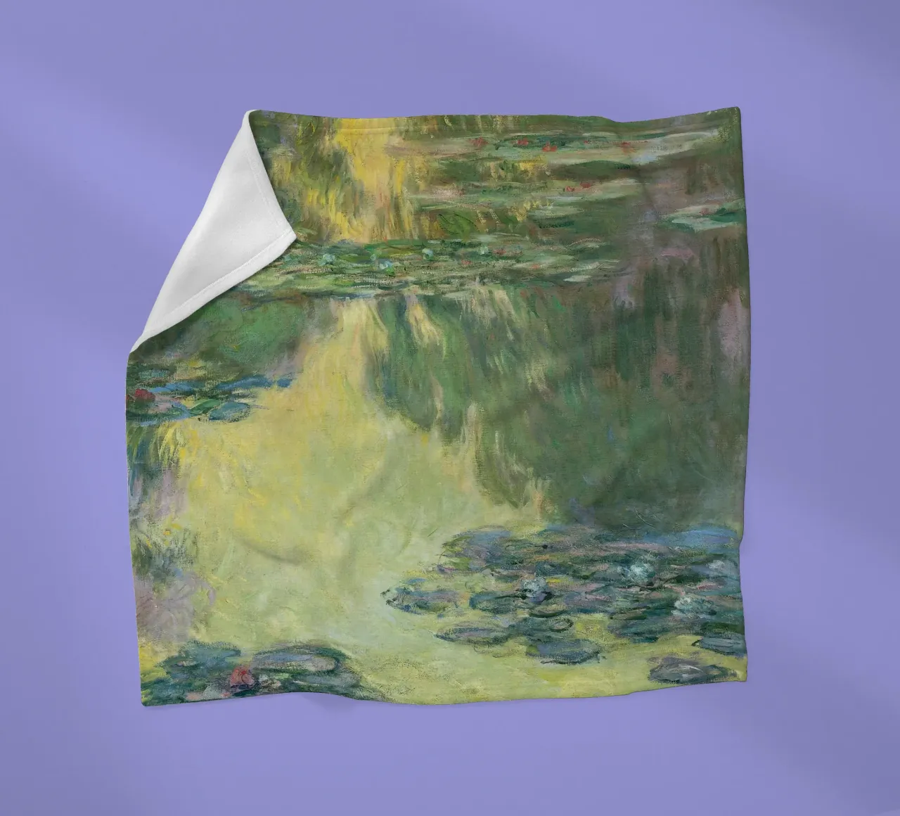 Claude Monet - Ninfee coperta in pile da Timeless Artworks