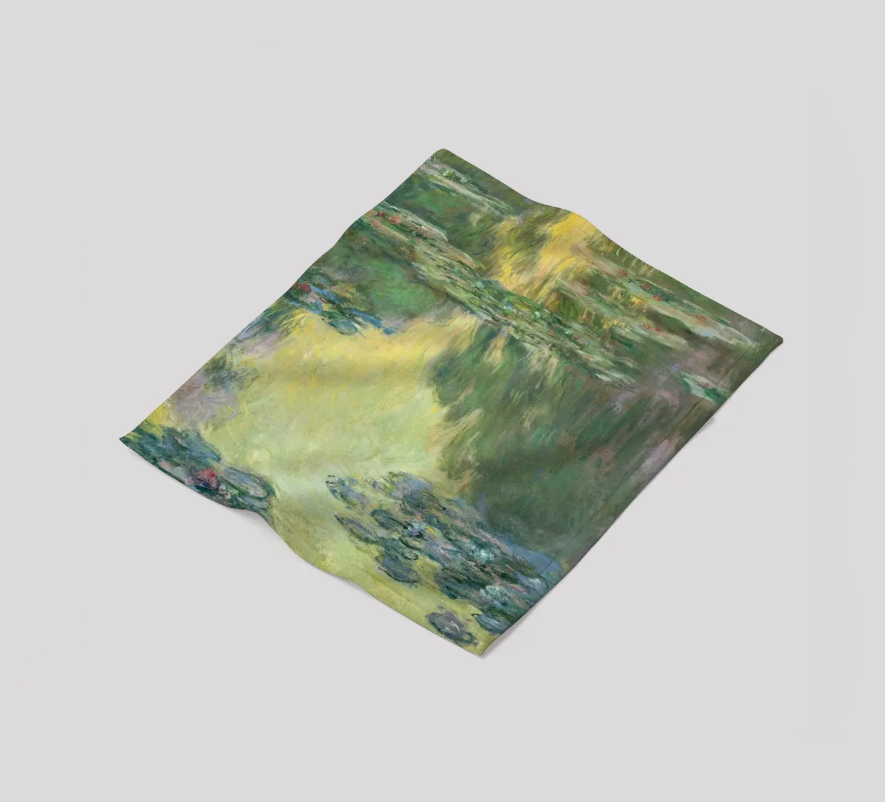 Claude Monet - Ninfee coperta in pile da Timeless Artworks