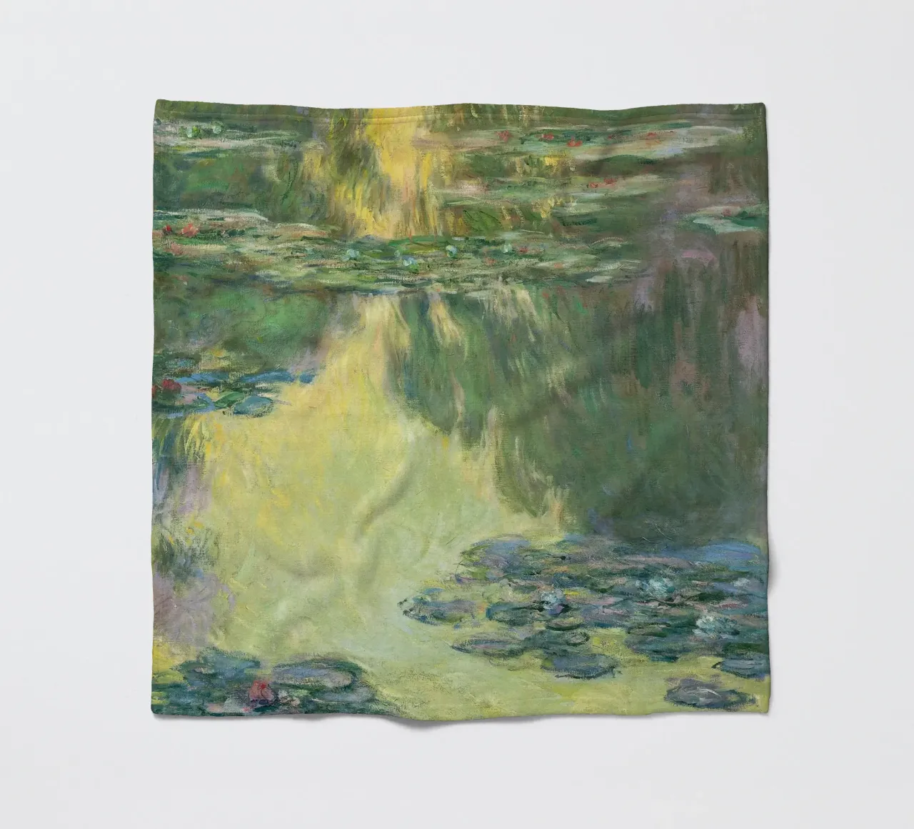 Claude Monet - Ninfee coperta in pile da Timeless Artworks