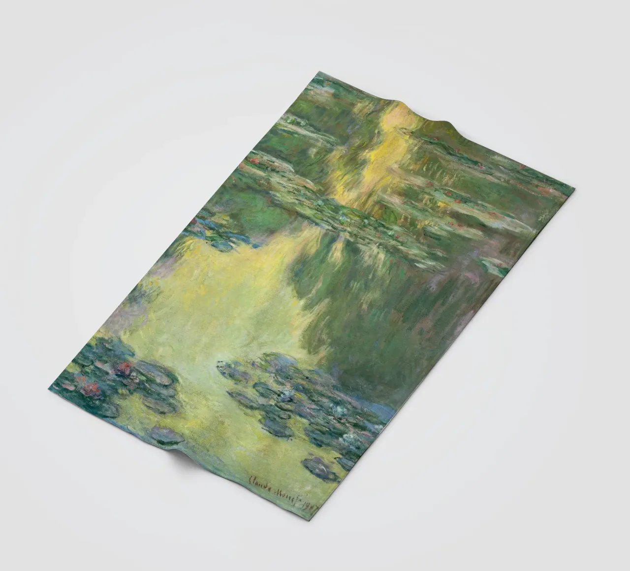 Claude Monet - Ninfee coperta in pile da Timeless Artworks