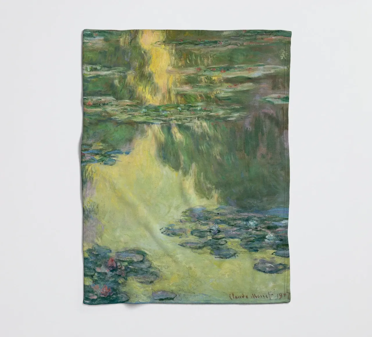 Claude Monet - Ninfee coperta in pile da Timeless Artworks