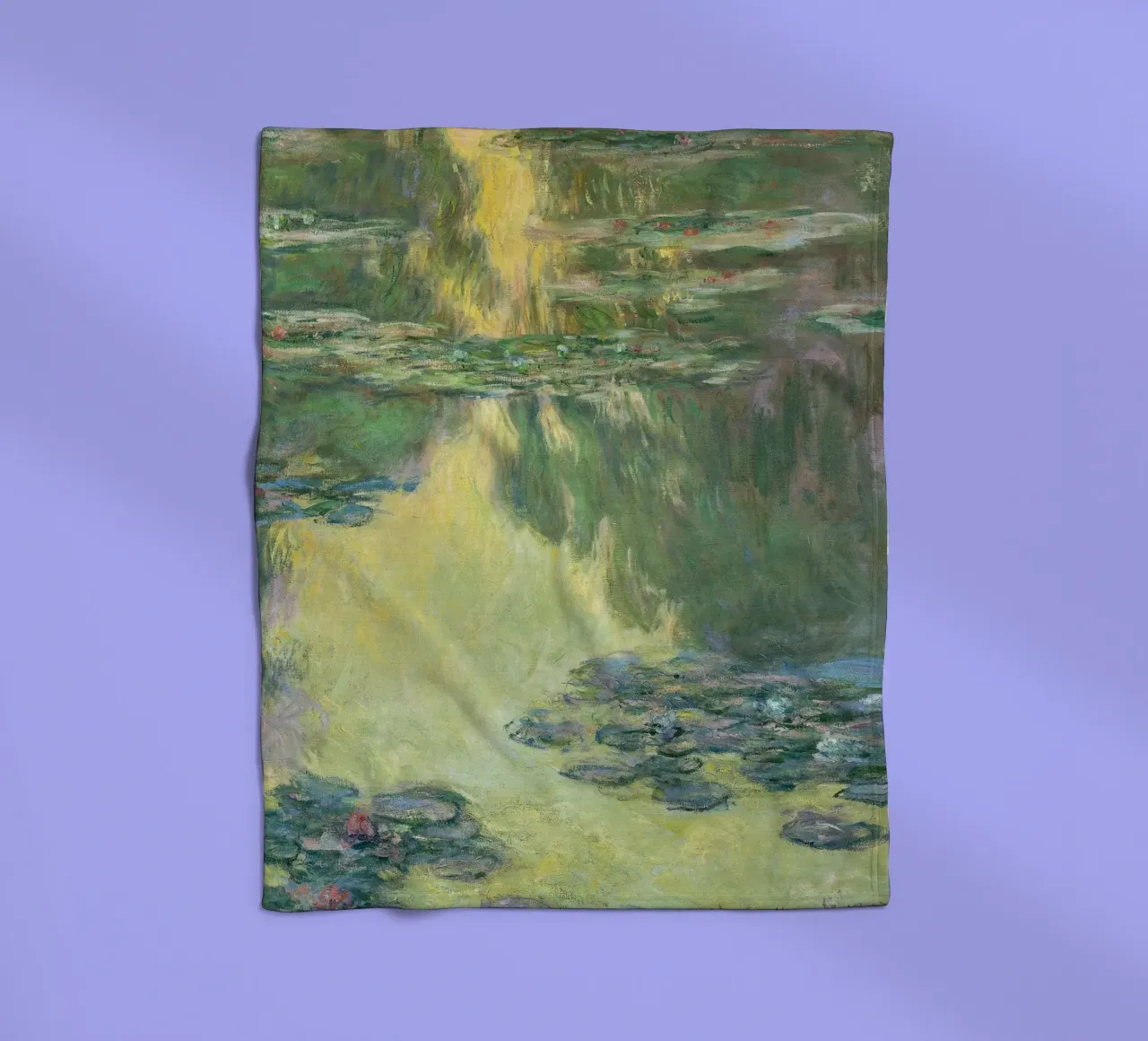Claude Monet - Ninfee coperta in pile da Timeless Artworks