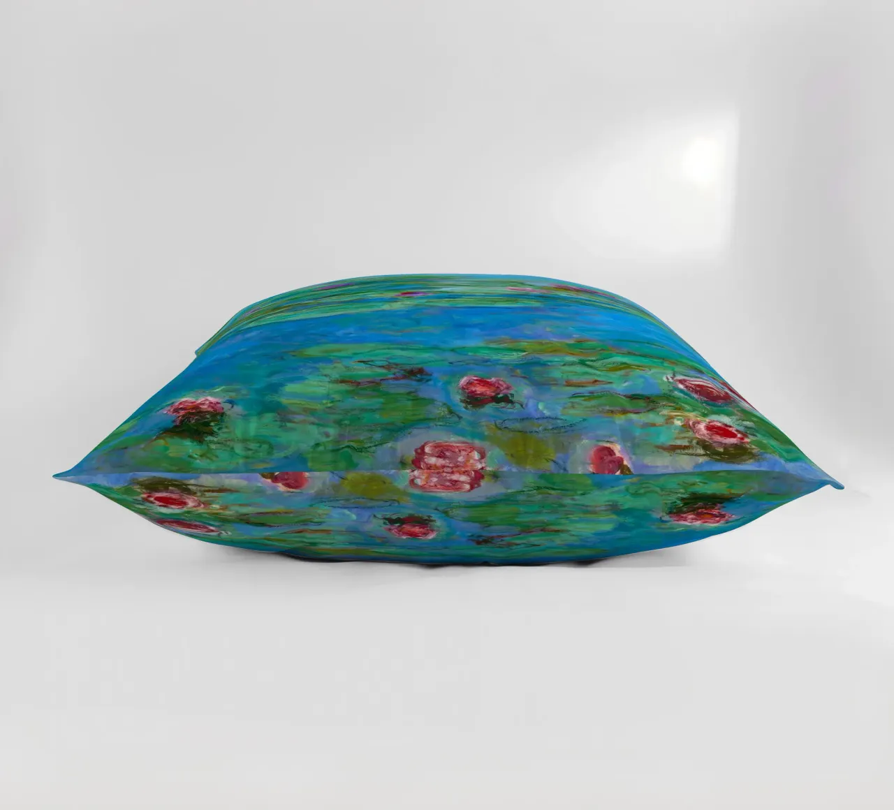 Claude Monet - Ninfee rosse cuscino da Timeless Artworks