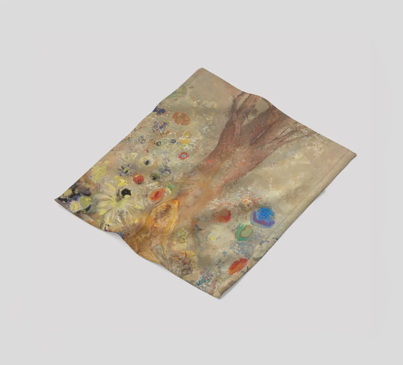Odilon Redon - Buddha in gioventù coperta in pile da Timeless Artworks