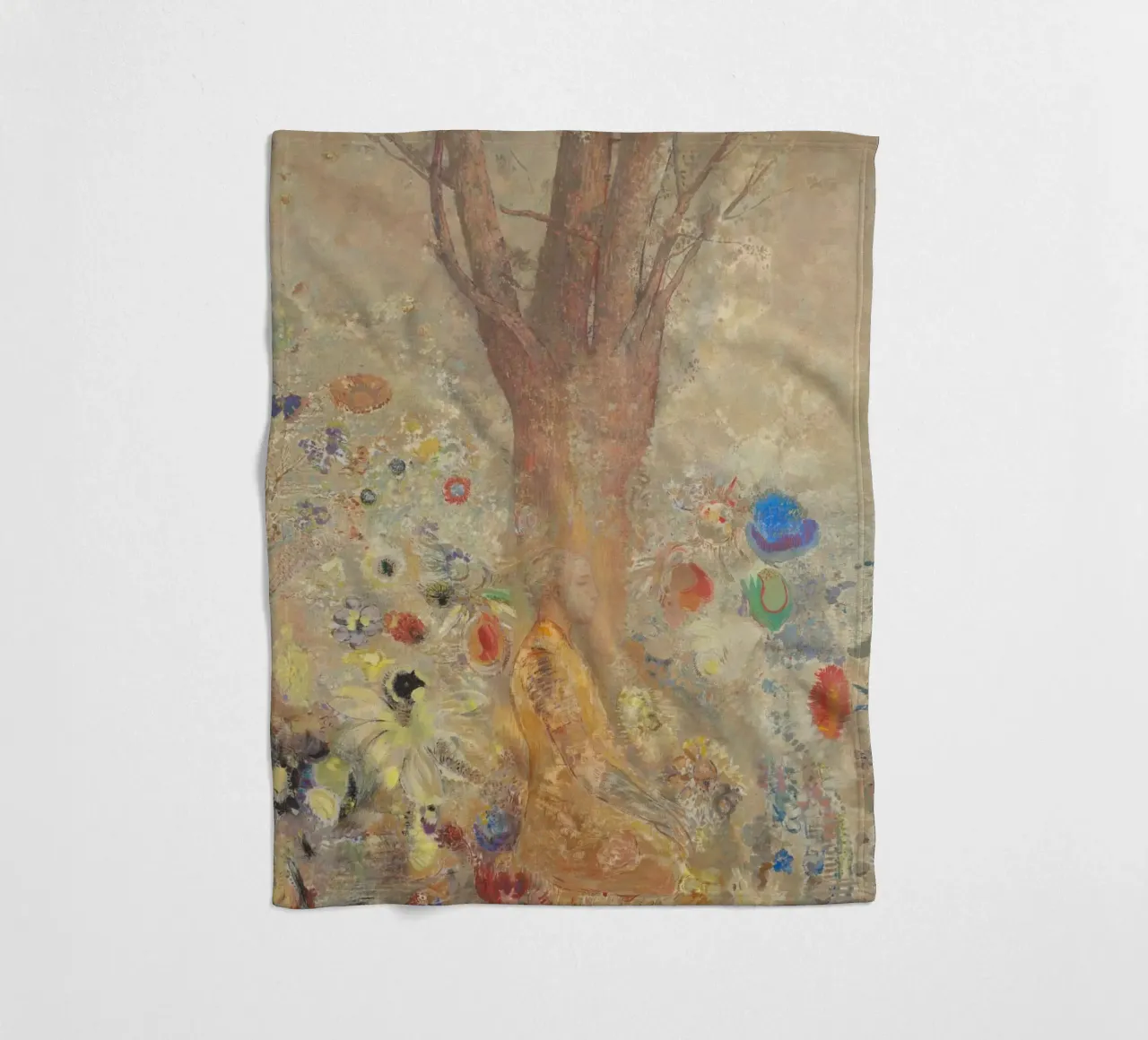 Odilon Redon - Buddha in gioventù coperta in pile da Timeless Artworks