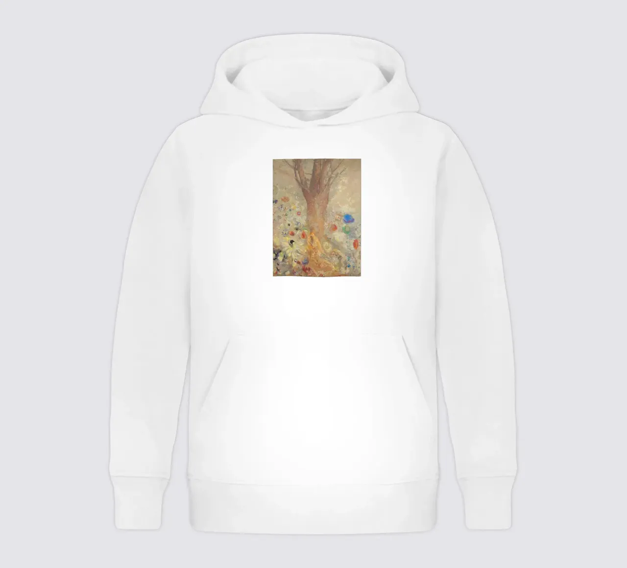 Odilon Redon - Buddha in gioventù felpa bambino con cappuccio da Timeless Artworks
