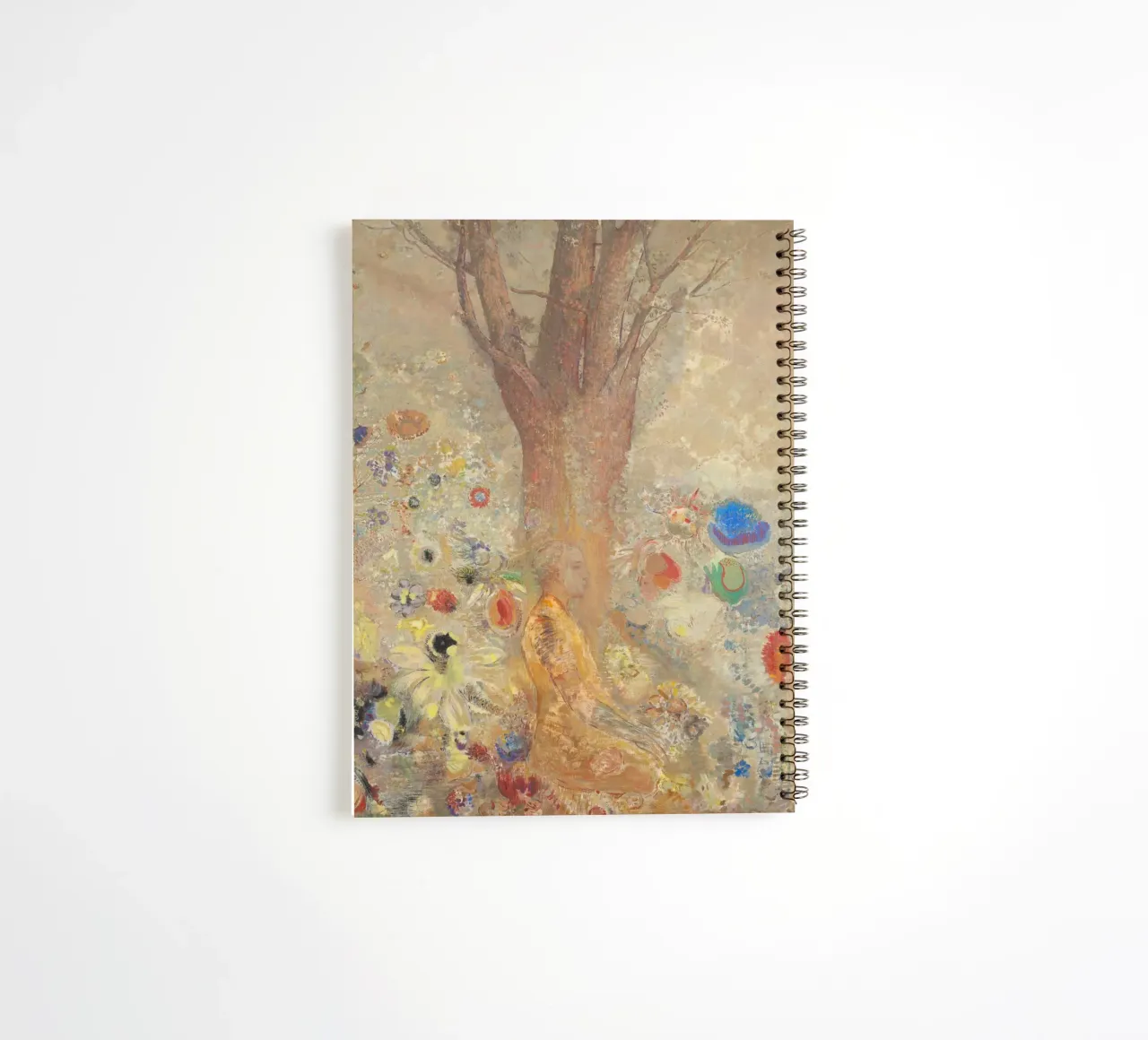 Odilon Redon - Bouddha dans sa jeunesse carnet à spirale de Timeless Artworks