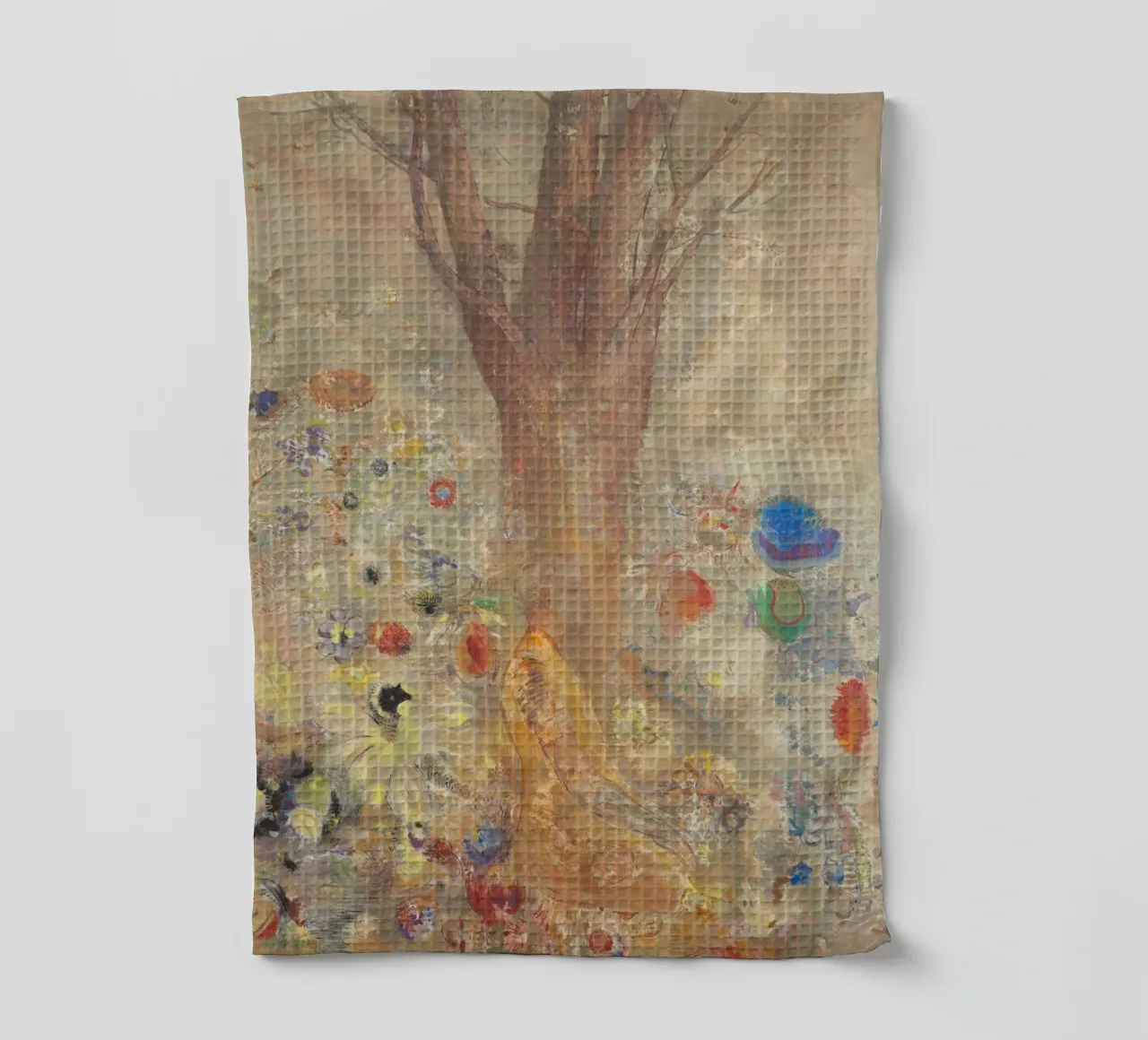 Odilon Redon - Bouddha dans sa jeunesse torchon de Timeless Artworks