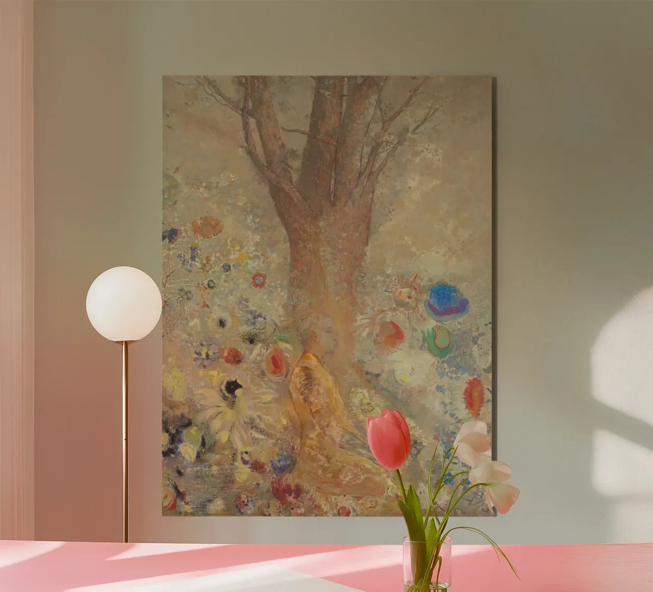 Odilon Redon - Buddha in gioventù alluminio dibond da Timeless Artworks