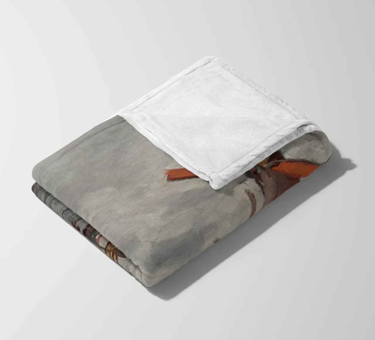 Claude Monet - Mulini a vento vicino a Zaandam coperta in pile da Timeless Artworks