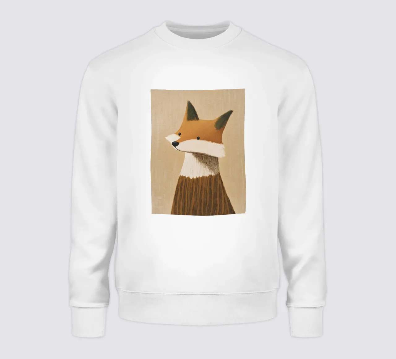 Nico cute fox sweatshirt by Carinaprint