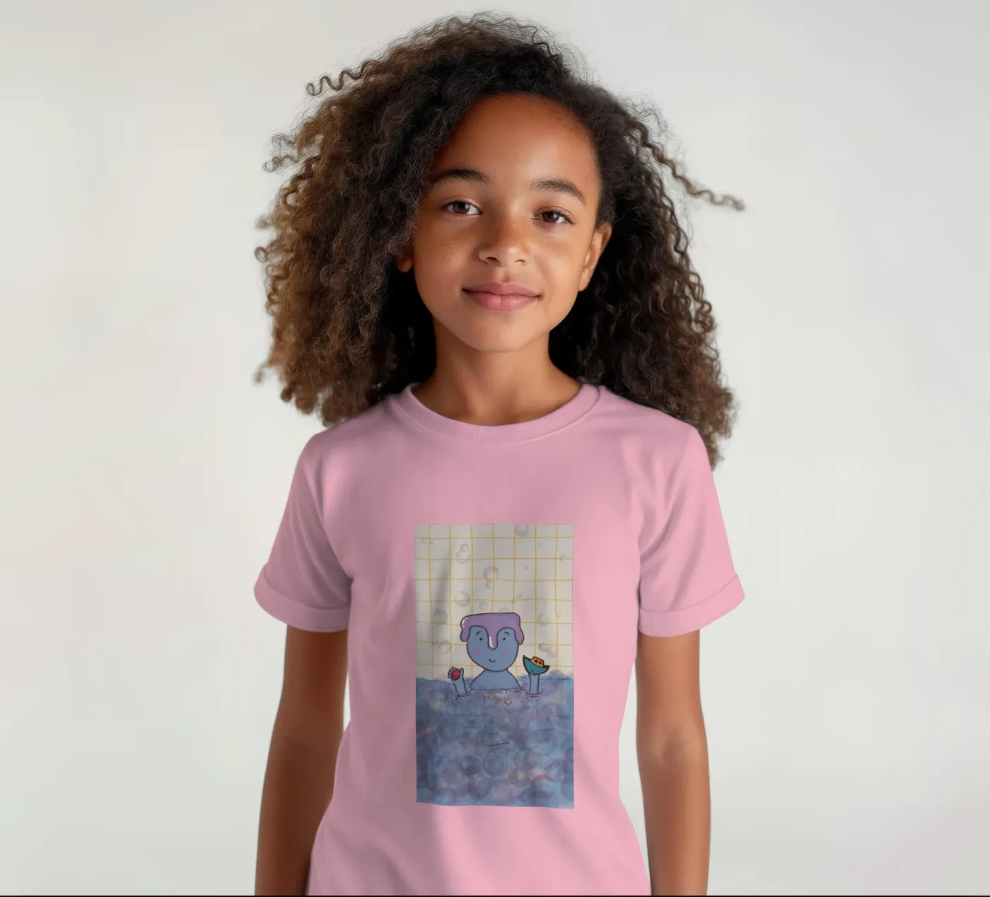 Il tempo del bagno t-shirt bambini da Beeeplan