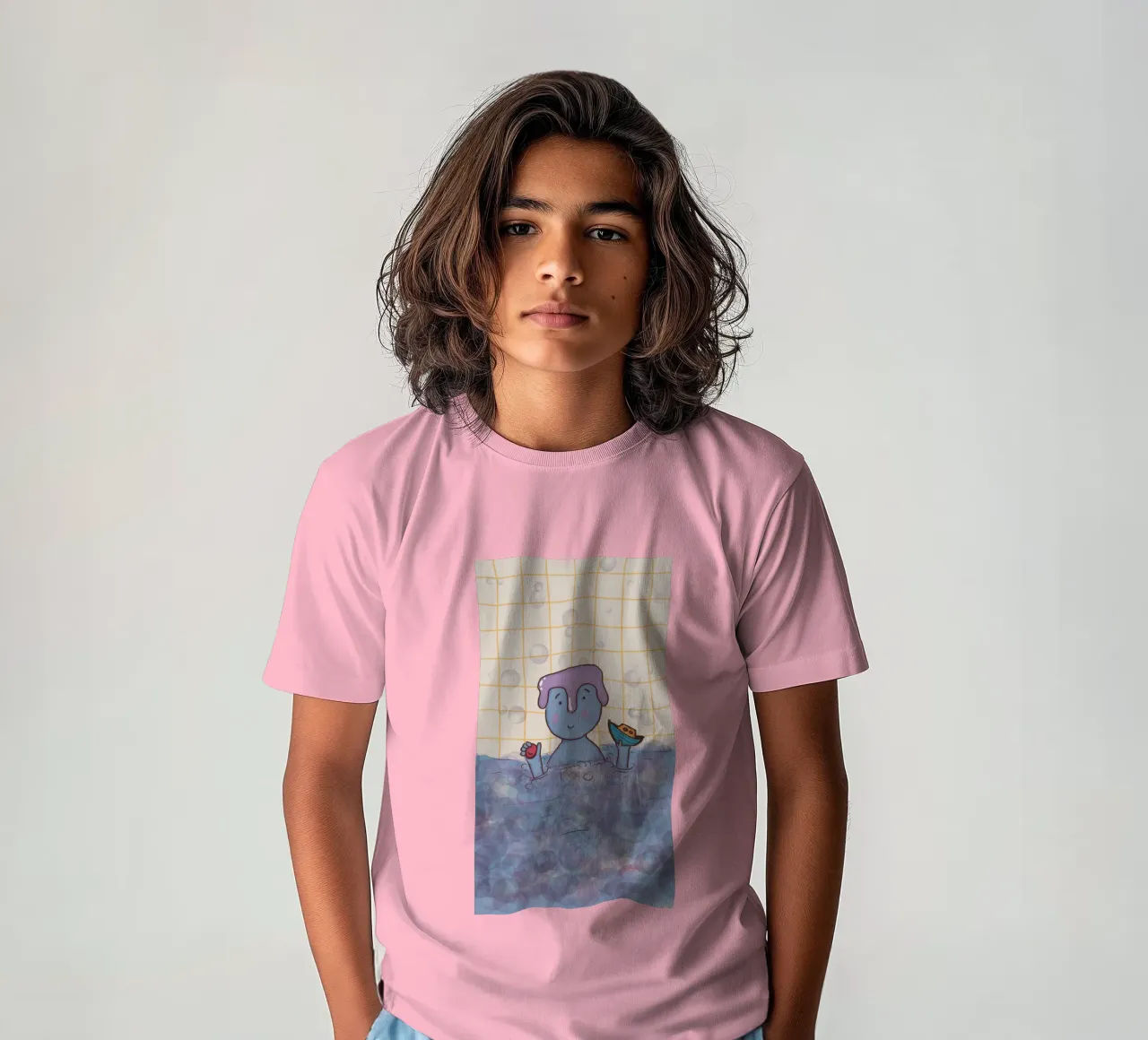 Bath time t-shirt bambini da Beeeplan