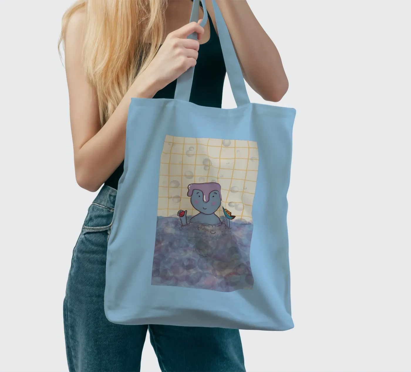 Bath time tote bag by Beeeplan