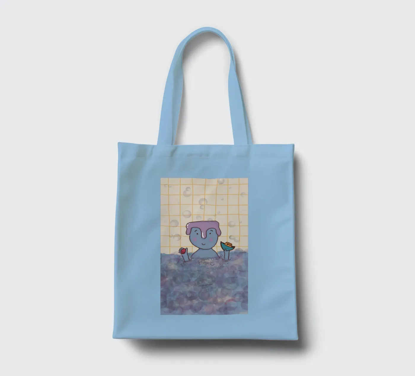 Bath time tote bag by Beeeplan