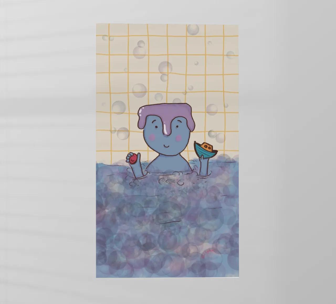 Bath time pellicola backlit da Beeeplan