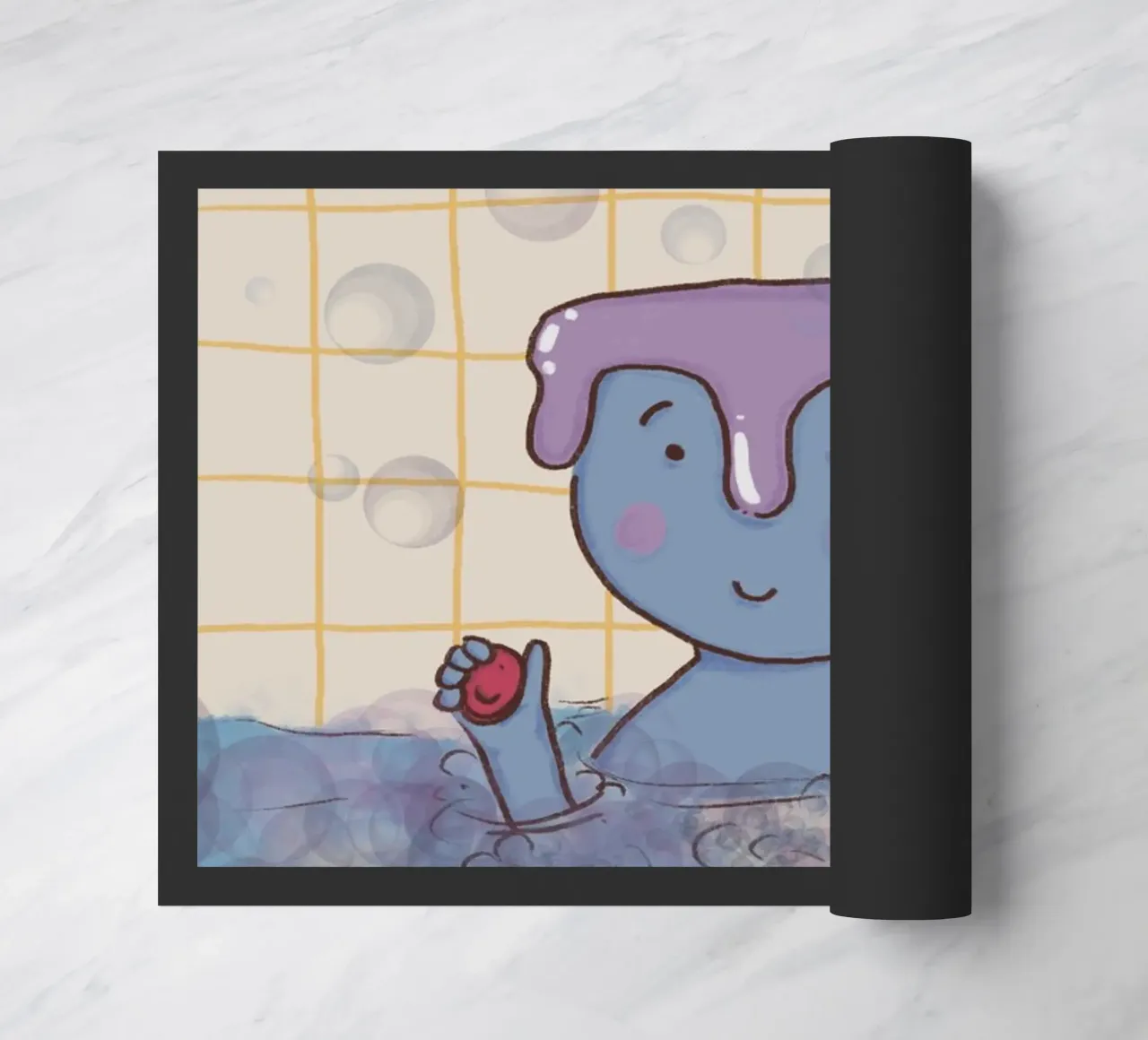 Il tempo del bagno zerbino da Beeeplan