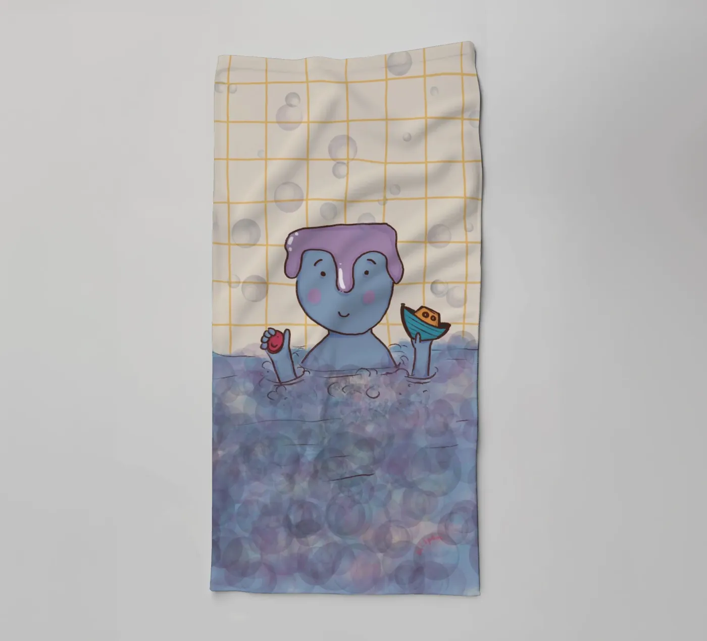 Bath time towel by Beeeplan