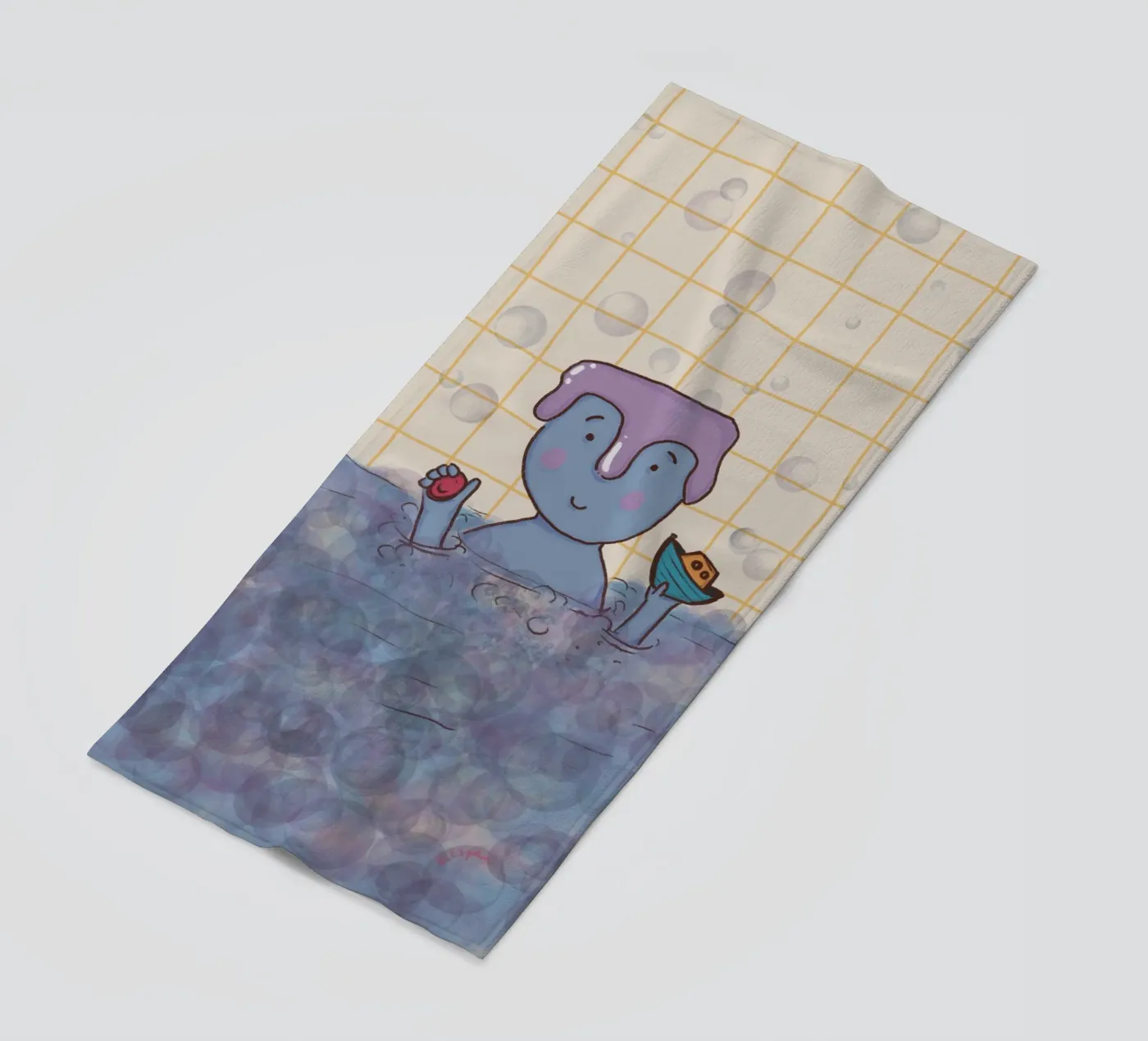 Bath time Strandtuch von Beeeplan