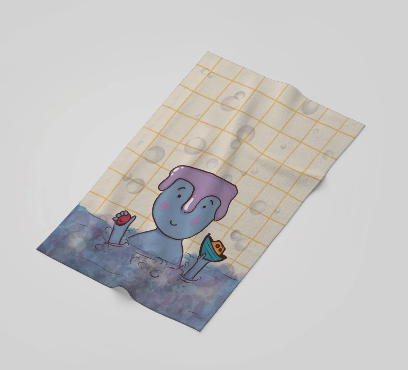 Bath time Strandtuch von Beeeplan