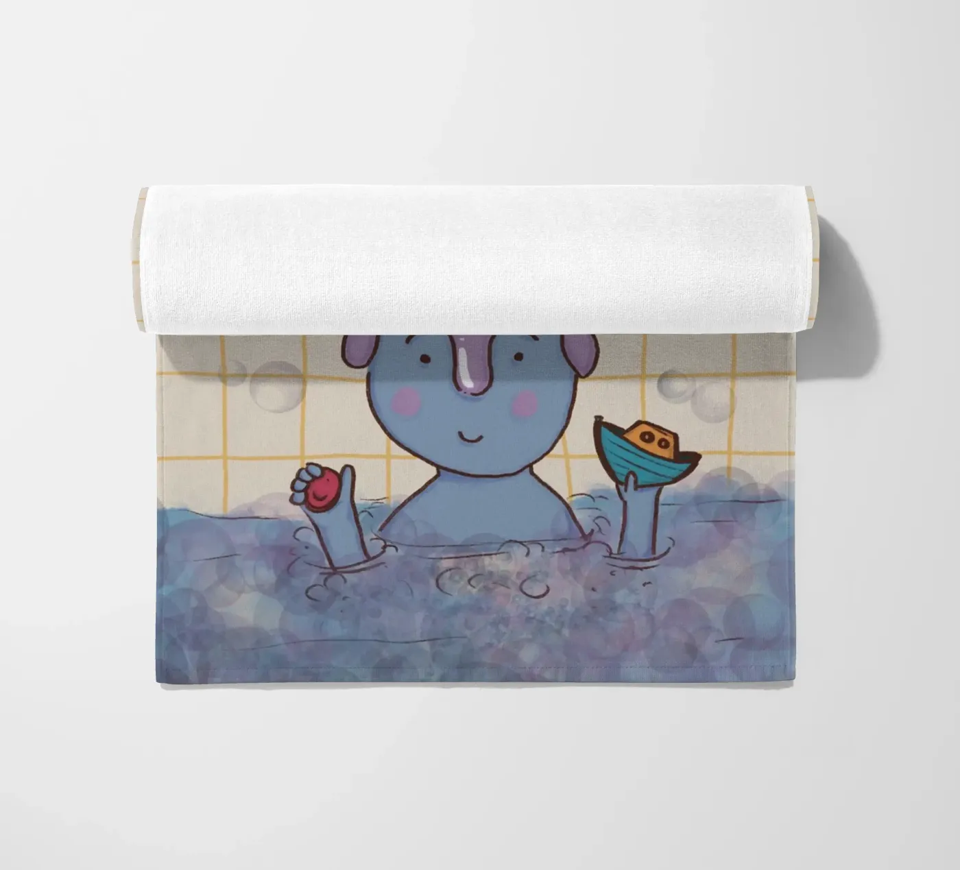 Bath time Strandtuch von Beeeplan