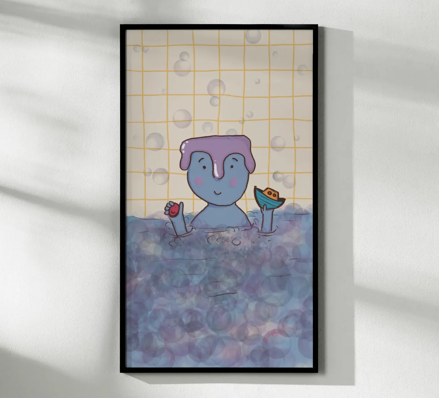 Bath time poster de Beeeplan