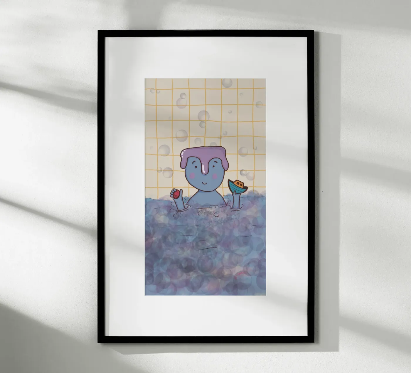 Bath time poster de Beeeplan