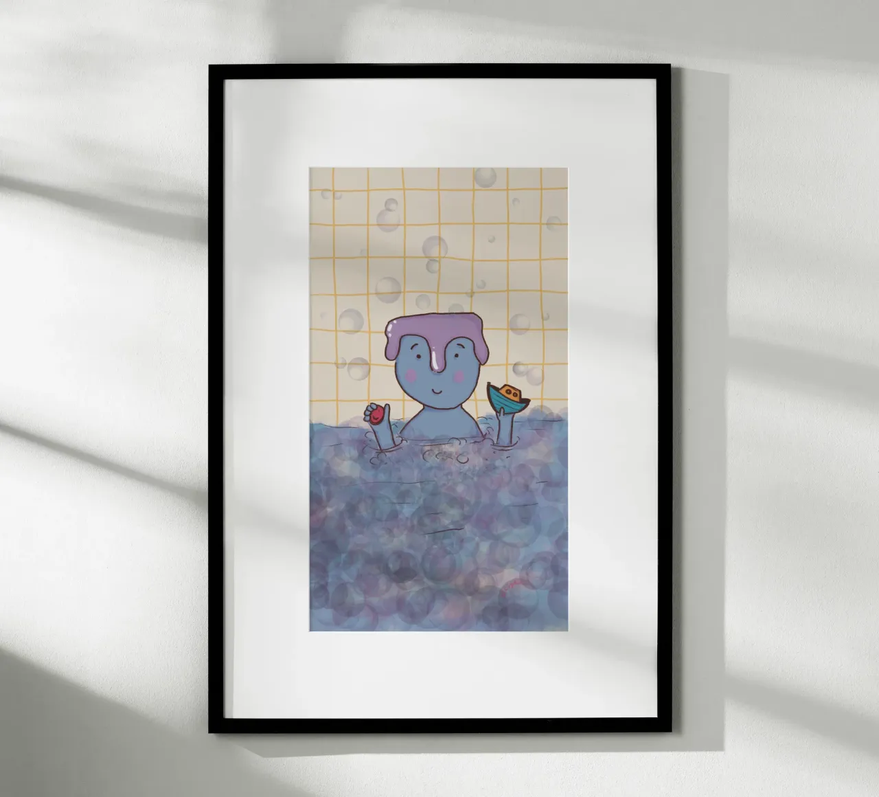 Bath time poster by Beeeplan