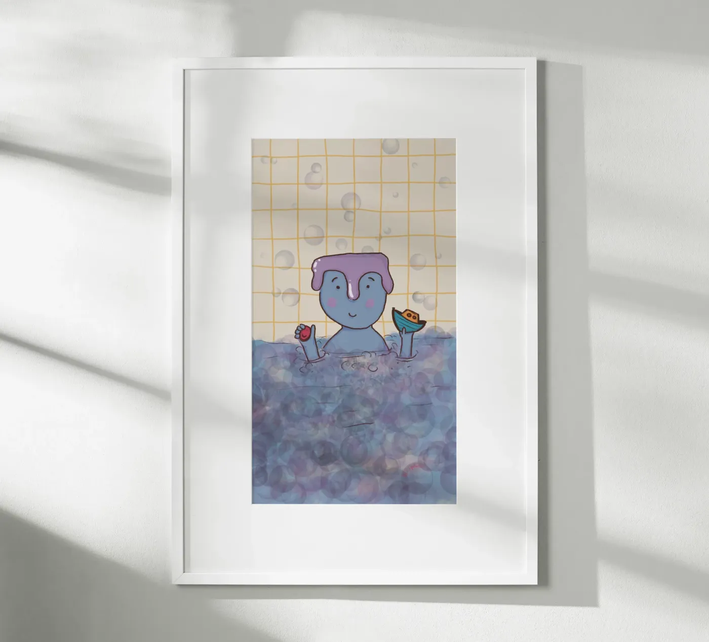 Badtijd poster van Beeeplan