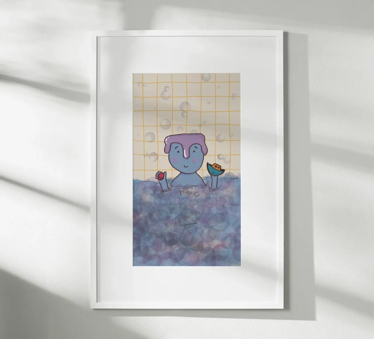 Bath time poster by Beeeplan