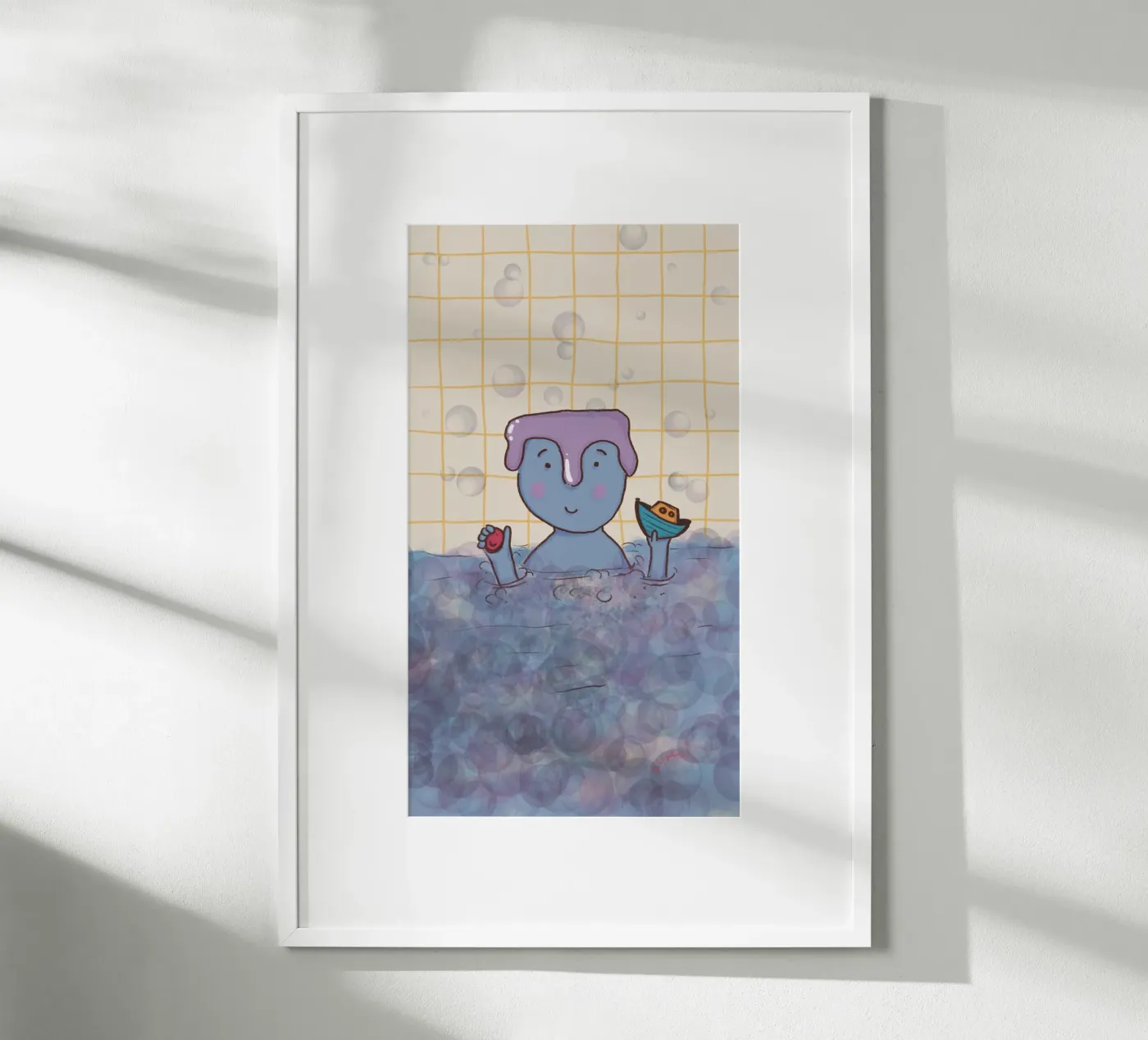 Bath time poster de Beeeplan