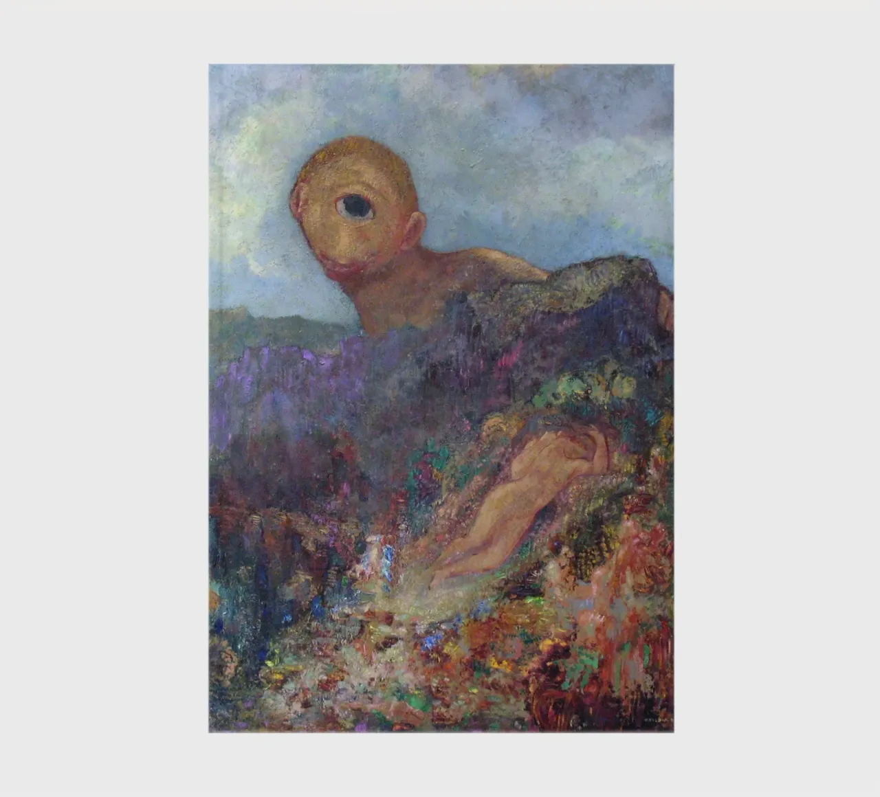 Odilon Redon - The Cyclops notebook by Timeless Artworks