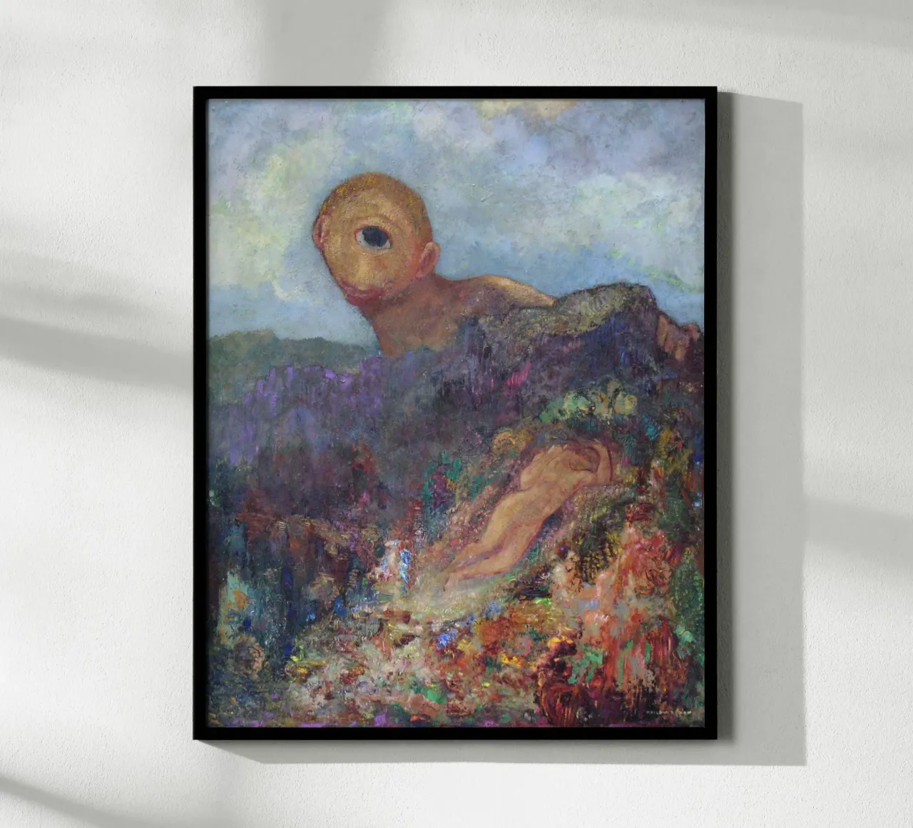 Odilon Redon - Il ciclope poster da Timeless Artworks