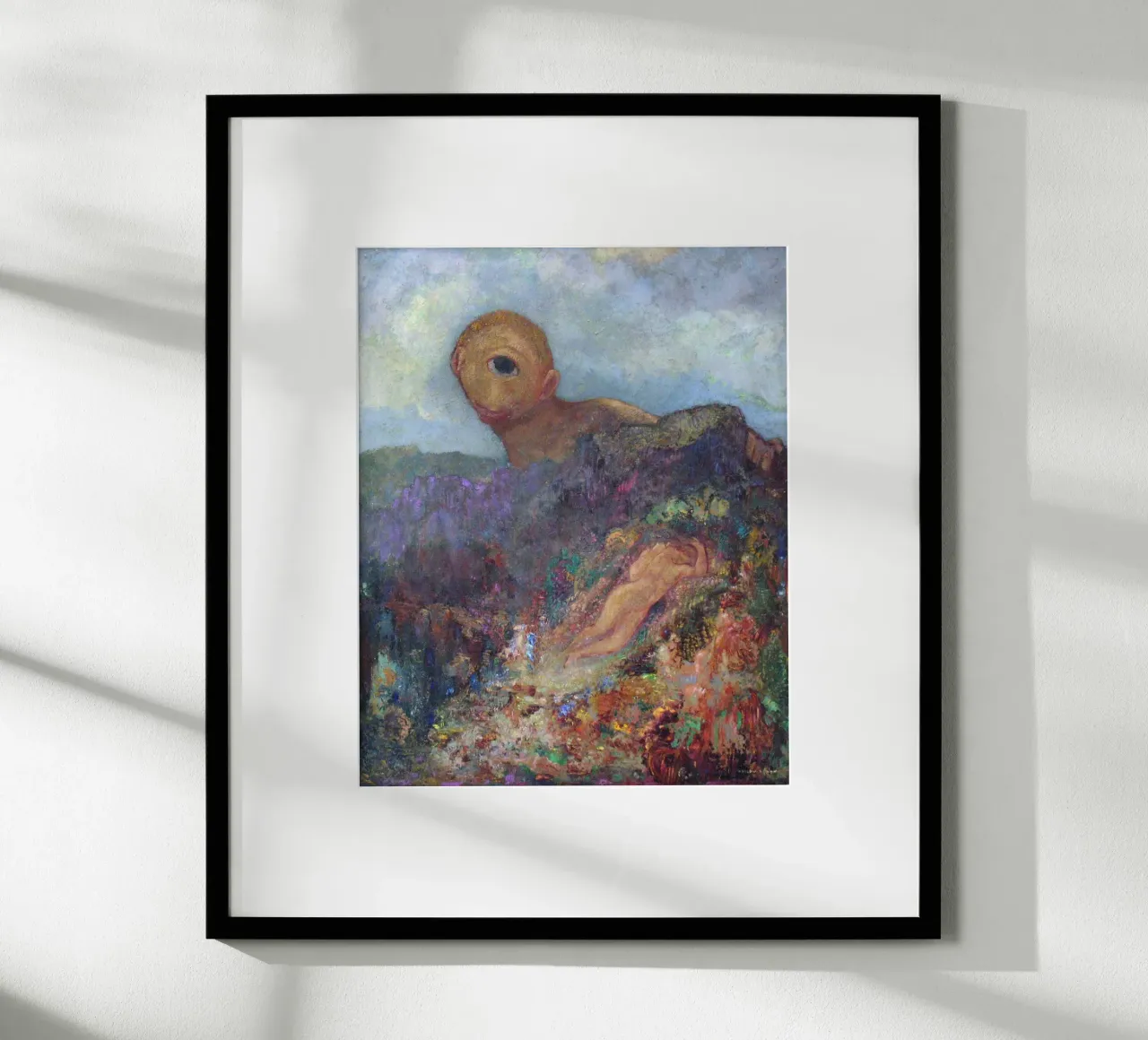 Odilon Redon - Il ciclope poster da Timeless Artworks