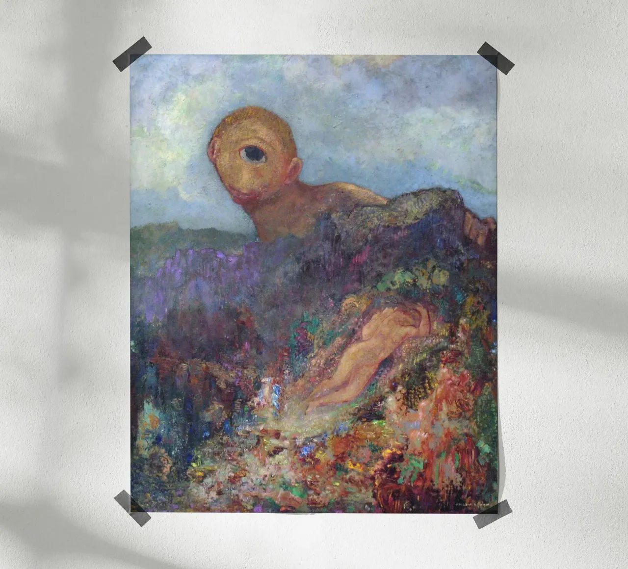 Odilon Redon - Il ciclope poster da Timeless Artworks