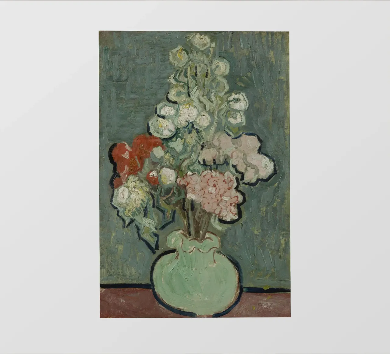 Vincent van Gogh - Vaso di fiori telo in pvc da Timeless Artworks