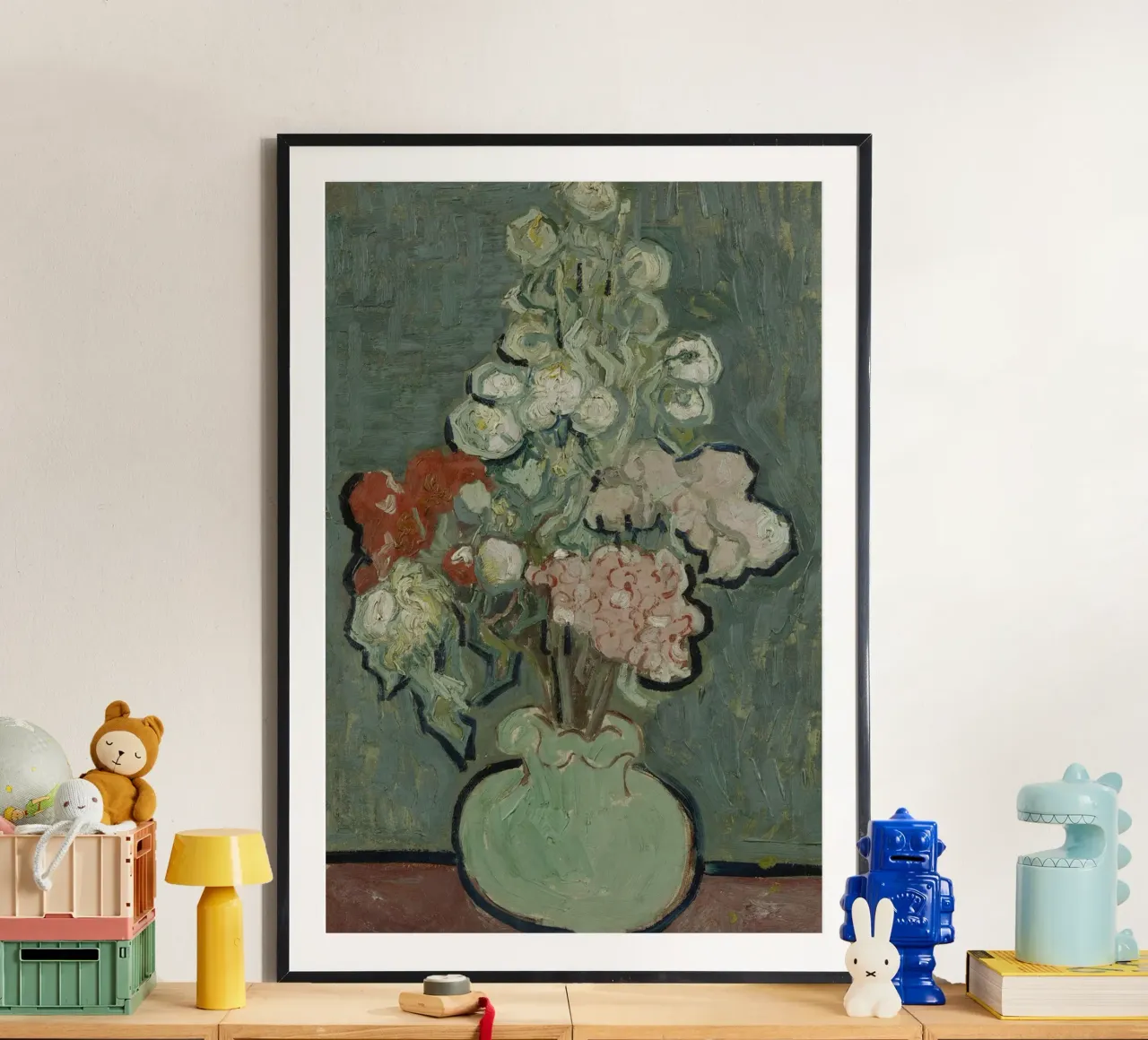 Vincent van Gogh - Vaso di fiori carta hahnemühle da Timeless Artworks