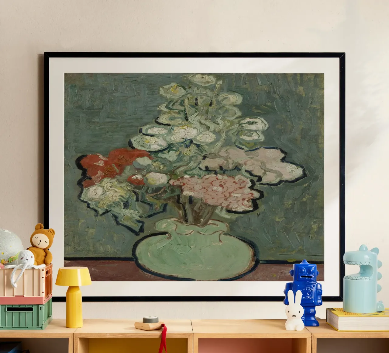 Vincent van Gogh - Vaso di fiori carta hahnemühle da Timeless Artworks