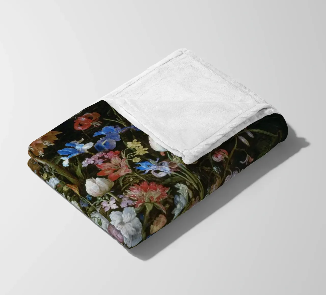 Jan Brueghel il Vecchio - Fiori in un vaso di legno coperta in pile da Timeless Artworks