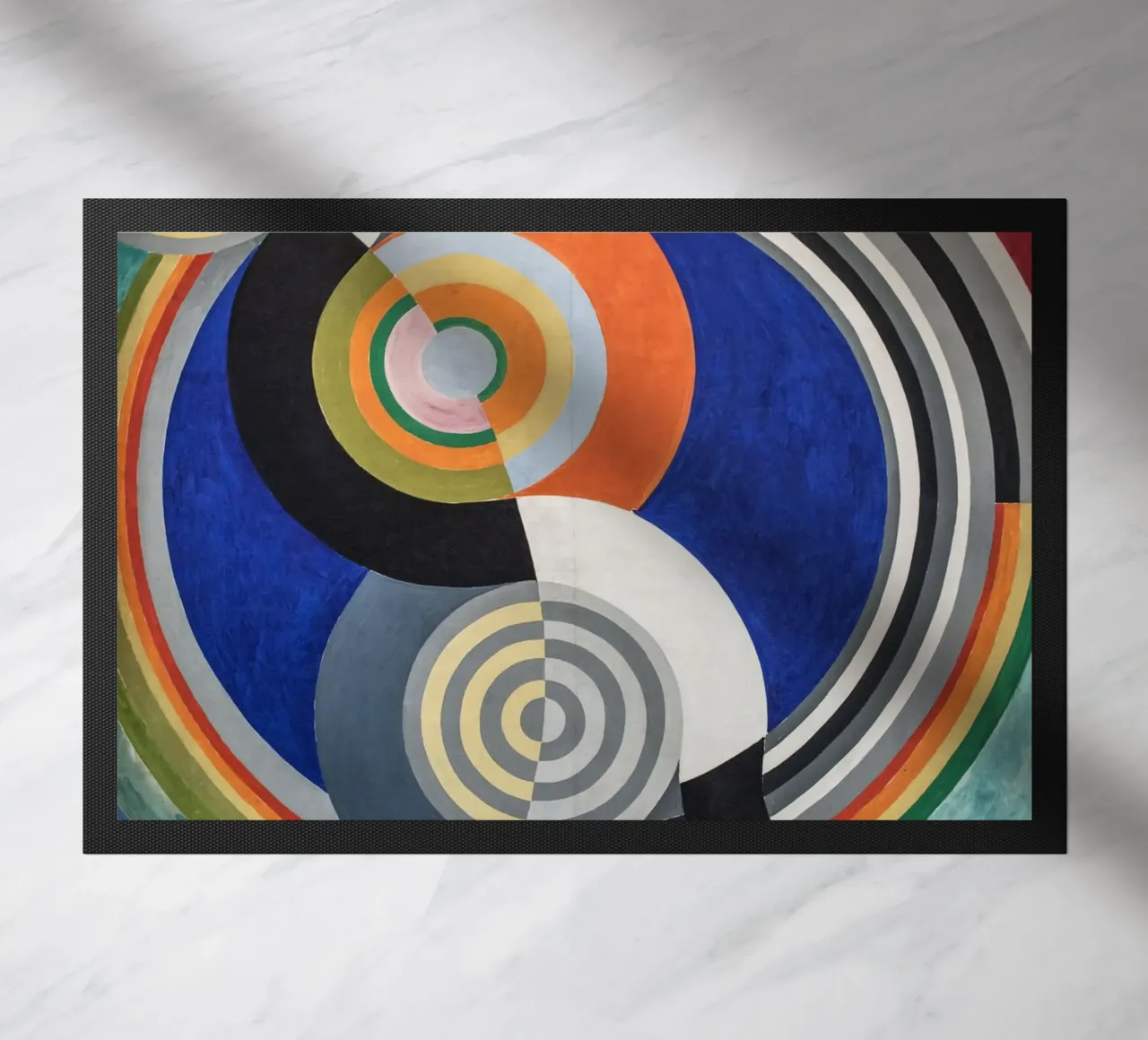 Robert Delaunay - Rhythm, n°2 doormat by Timeless Artworks