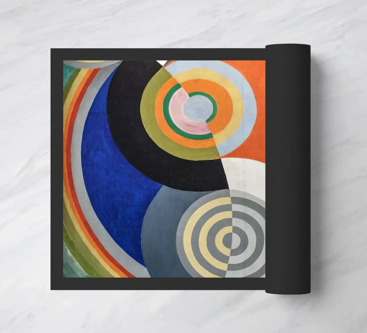 Robert Delaunay - Rhythm, n°2 doormat by Timeless Artworks
