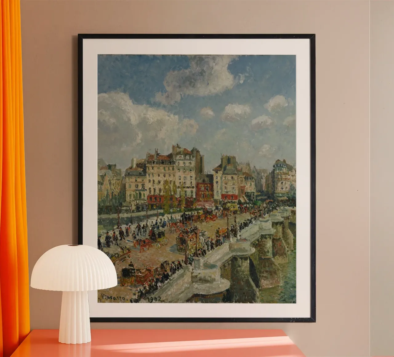 Camille Pissarro - Il Pont-Neuf poster da Timeless Artworks