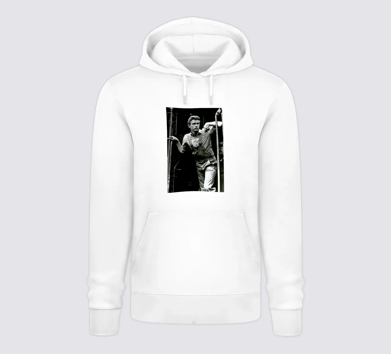 James Dean, 'East of Eden' felpa con cappuccio da Gallery Print and Art Limited