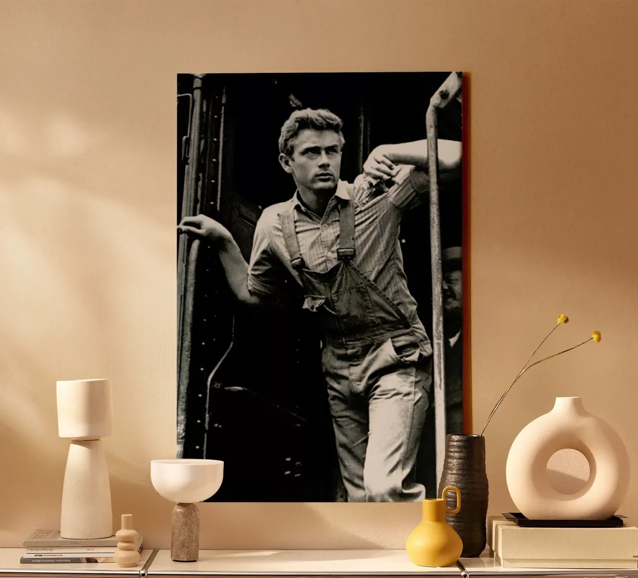 James Dean, 'East of Eden' tela con Cornice a cassetta da Gallery Print and Art Limited